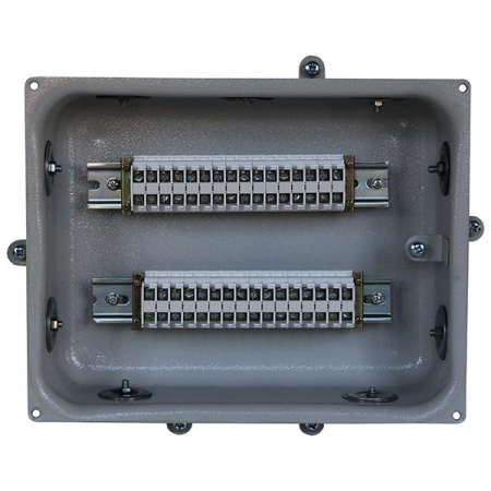 Коробка клеммная КЗНА-32 У2 32 зажима IP54 (заглушка резиновая "пирамидка")  ET010598