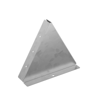 Заглушка для крышки двускатной осн.600 сталь цинк-ламель  SKH206HDZL
