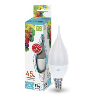 Лампа светодиодная LED-Свеча на ветру-standard 5Вт свеча на ветру 4000К нейтр. бел. E14 450лм 160-260В  4690612004525
