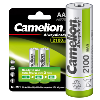 Аккумулятор AA/HR6 1.2В 2100мА.ч Ni-MH Always Ready NH-AA2100ARBP2 BL-2 металлик (уп.2шт)  7966