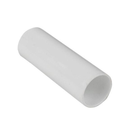 Муфта соединительная для трубы 16мм бел. Plast  ms-t-16-w-r