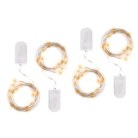Гирлянда DC-G05-20YS4 20LED 2xCR2032(в компл.) желт. (уп.4шт)  5048034