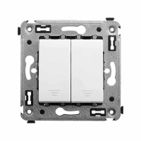 Кнопка 2-кл. СП "Avanti" "Белое облако"  4400154