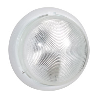 Светильник НБО 23-100-001 "Раунд" 1х100Вт E27 IP44 d240 корпус бел.  1005500569