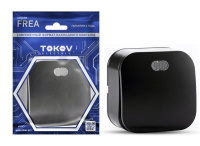 Выключатель 1-кл. ОП Frea 10А IP20 250В с индикацией АБС-пластик карбон  TKE-FR-V1I-C14