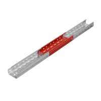 Лоток листовой перфорированный 100х50 L2500 1.5мм "Быстрый монтаж ПЛЮС" LPplus50-100-1.5-2500 КМ PL9289