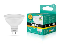 Лампа светодиодная LED5-MR16/830/GU5.3 5Вт 3000К тепл. бел. GU5.3 370лм 12В  12025
