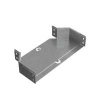 Переходник для лотка центральный 80х300-400 сталь 1мм "ПЛЮС" PDplus80-300-400-C КМ PL0800