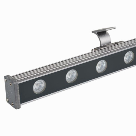Прожектор светодиодный AR-LINE-1000S-18W-24B RGB (Grey 30 deg DMX512) (закрытый)  023623