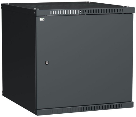 Шкаф LINEA WE 12U 600х650мм дверь металл черн.  LWE5-12U67-MF