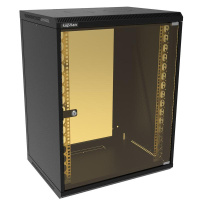 Шкаф настенный телекоммуникационный ТВЛ-15U-600-450-СР-9006  05-1503-B