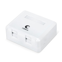 Корпус внешней настенной розетки MB-2 на 2 Keystone  7446c