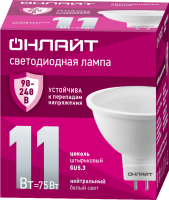 Лампа светодиодная 90 433 OLL-MR16-11-230-4K-GU5.3 (PRO 90-240В)  90433
