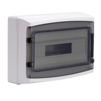 Щиток настенный 18мод. IP65 с дверцей с клеммн. блоком 63А сер.  RB18W6TGD