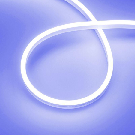 Лента светодиодная герметичная AURORA-PS-A120-12x6mm 24V Blue 10Вт/м IP65 2835 (уп.5м)  036679