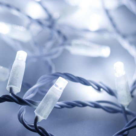 Гирлянда светодиодная ARD-STRING-CLASSIC-10000-WHITE-100LED-FLASH WHITE230В 7Вт IP65  025812