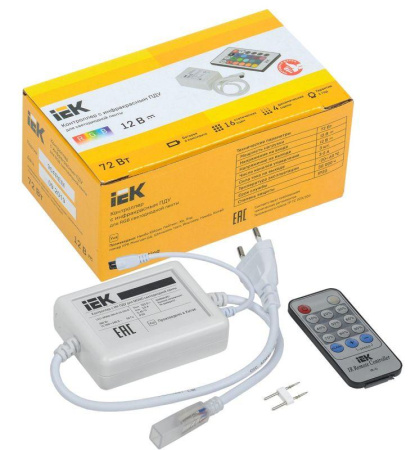 Контроллер с ПДУ ИК MONO 1 канал 220В 3А 360Вт  LSC1-MONO-360-IR-20-220-B