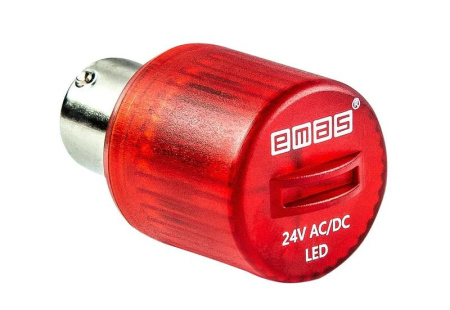 Светодиод LED 24V AC/DC красн.  IKML024K