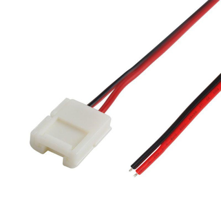 Коннектор питания для одноцвет. LED лент 8мм 120LED/м (уп.10шт)  144-012