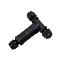 Коннектор кабельный T-образ. (3PIN) IP68  07-5962