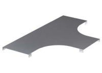 Крышка для ответвителя лестн. лотка T-образ. осн. 500 R-300 цинк-ламель  LK0503ZL