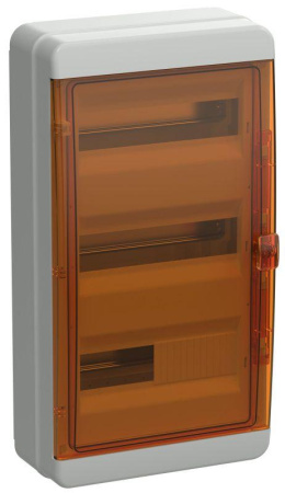 Корпус пластиковый КМПн-36 IP65 оранж. прозр. дверь TEKFOR  TF5-KP72-N-36-65-K03-K09