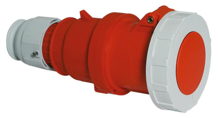 Розетка кабельная 63А 5п 3P+N+PE 6ч 400В IP67  3124