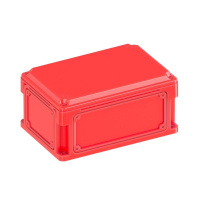 Корпус RAM box без МП 300х200х146мм с фланцами непрозр. крышка высотой 21мм IP66/IP67 RAL3020  532210-RAL3020