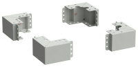 Уголок цоколя h=100мм сер. (уп.4шт) LINEA S  LS-BC35-B0-01
