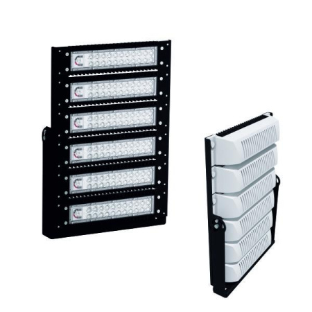 Светильник светодиодный LAD LED R500-6-60-6-400L 400Вт 5000К IP67 54807лм 100-305В КСС типа "Г" крепление на лире бел. LADesign LADLED6606400L