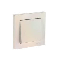 Выключатель 1-кл. AtlasDesign (сх. 1) 10AX быстрозажим. клем. в сборе жемчуж. SE ATN000412S