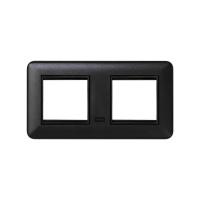 Суппорт 2мод. K45 с рамкой графит  Connect KR445-14