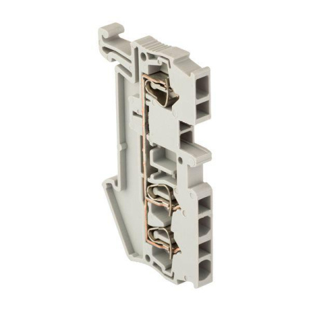Колодка клеммная ST-2.5 28А 3 вывода пружинная сер.  plc-jxb-st-2.5-3