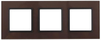Рамка 3-м 14-5103-13 стекло Elegance бронза+антрацит ЭРА Б0034511