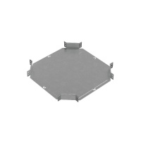 Ответвитель для лотка Х-образ. 500х80 сталь 1мм "ПЛЮС" XDplus80-500 КМ PL0614