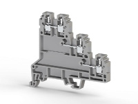 Клеммник 3-х ярусный для датчиков 2.5кв.мм сер. PUK 3S  324409