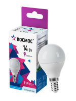 Лампа светодиодная 14Вт Шар 45 E14 6500К 174-265В  LkecLED14wGL45E1465