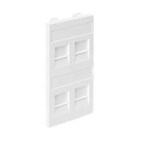 Адаптер на 4 RJ45 коннектора защ. шторки графит Connect S76C-14