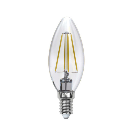 Лампа светодиодная LED-C35-5W/NW/E14 /CL/DIM GLA01TR Air 5Вт свеча прозрачная 4000К нейтр. бел. E14 диммир. (упак. картон)  UL-00002862