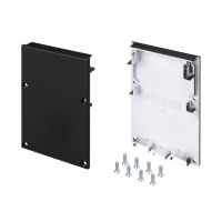 Заглушка SL-LINE-4970 BLACK пластик (уп.2шт)  029184