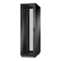 Шкаф Racknet N2000 42U 600 1000 передн. дверь одностворчатая перфор. задн. дверь двустворчатая перфор. черн.  60F-42-6A-24BL