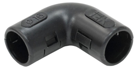 Поворот открывающийся на 90град. CI16G черн.  CTA10D-CIG16-K02-050