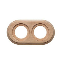 Рамка 2-м ретро дерево натурэль  BF1-620-10