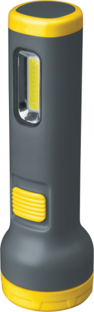 Фонарь аккумуляторный 14 035 NPT-CP21-ACCU 1LED 1Вт + 1COB 1Вт аккум. 3.7В 1.2А.ч пластик.  14035
