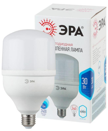 Лампа светодиодная высокомощная STD LED POWER T100-30W-4000-E27 30Вт T100 колокол 4000К нейтр. бел. E27 2400лм  Б0027003