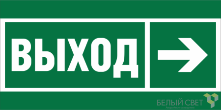 Знак безопасности BL-2915B.E30 "Направление к эвакуационному выходу направо"  a19877