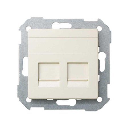 Адаптер на 2 RJ45 коннектора 82 защ. шторки сл. кость  82006-31