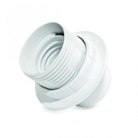 Патрон подвесной E27 с кольцом бел.  TKE-C01-PPL/K-27