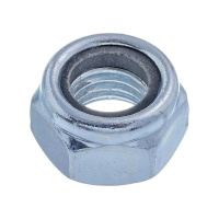 Гайка самоконтрящаяся с нейл. вставкой М12 DIN 985 класс прочн. 4.8 цинк (уп.60шт) пакет  UTORM3040078