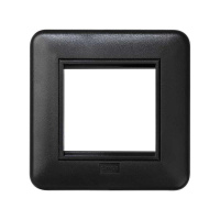 Суппорт 1мод. K45 с рамкой графит  Connect KR245-14